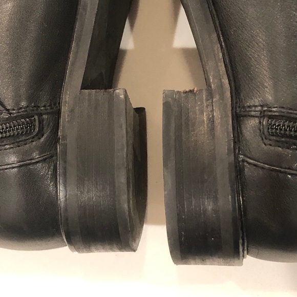 Aquatalia Bree Ankle Boot Water Resistant Buckle Black Made Italy Women's 7.5 - Picture 9 of 11